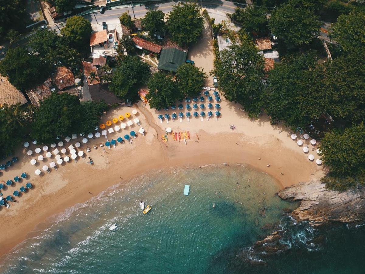 Bangalo Com Vista Para O Mar No Condominio Yacamim Ilhabela Praia Do Curral Exteriör bild