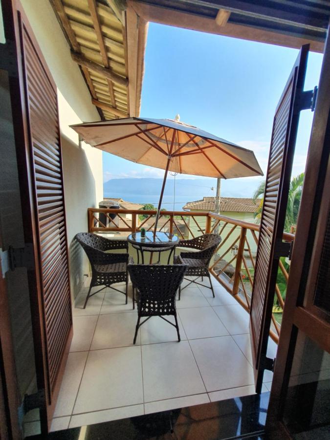 Bangalo Com Vista Para O Mar No Condominio Yacamim Ilhabela Praia Do Curral Exteriör bild