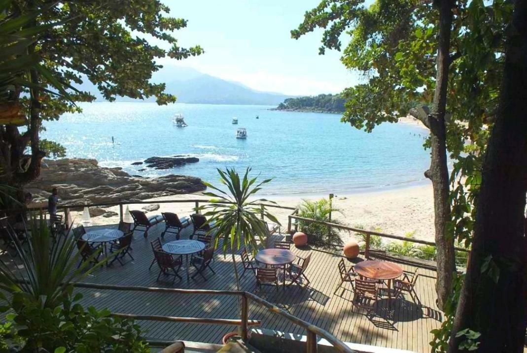 Bangalo Com Vista Para O Mar No Condominio Yacamim Ilhabela Praia Do Curral Exteriör bild